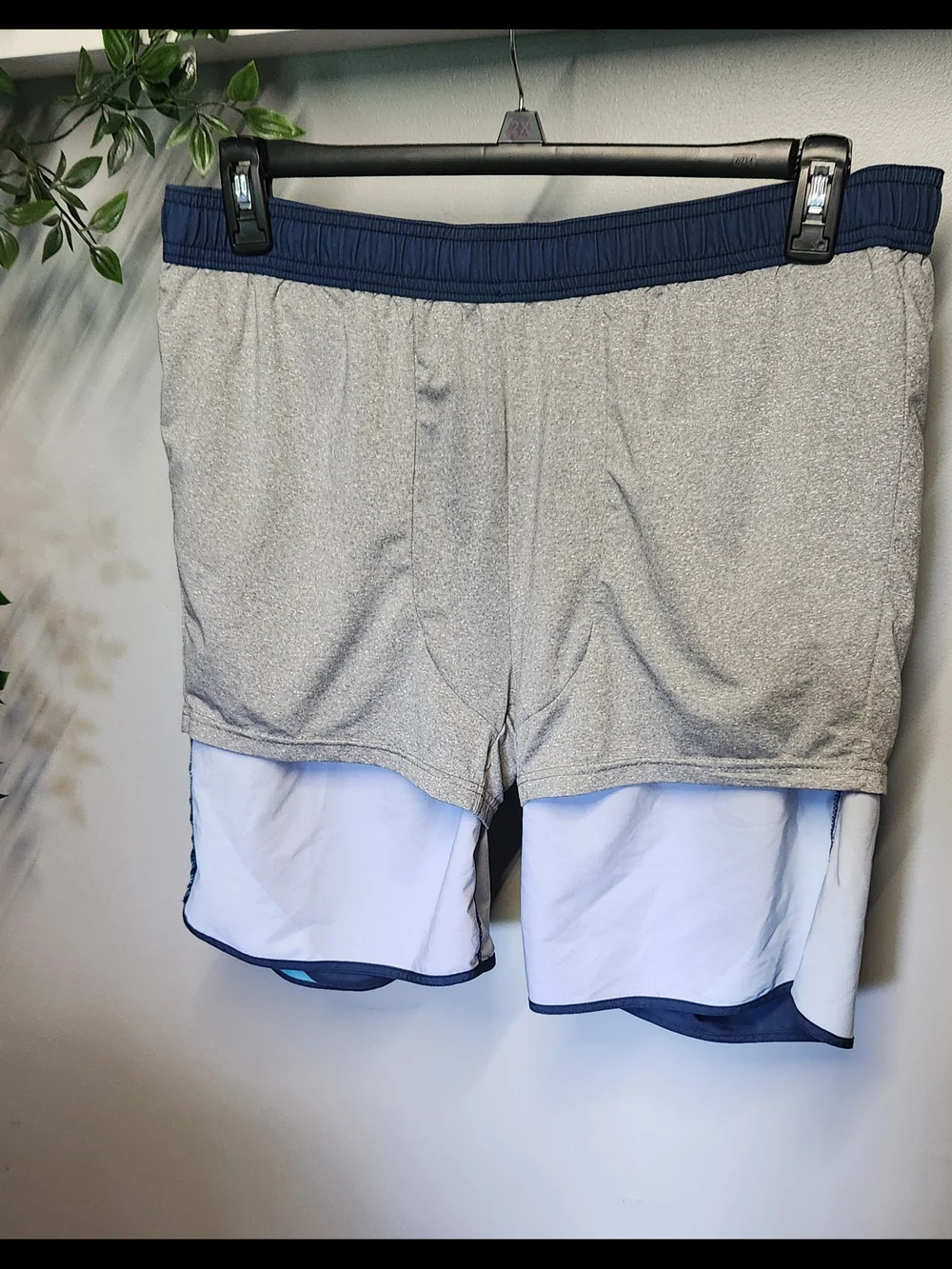 Fair Harbor Navy Blue Men's Swim Trunks with Teal Accent XXL
